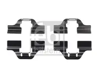 Fastening elements for rear brake pads 182717