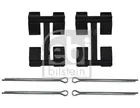 Fastening elements for front brake pads 181997