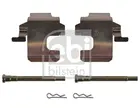 Fastening elements for front brake pads 181473