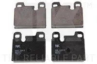 Brake pads set for rear wheels 221511