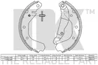 Brake pads set for rear wheels 2736413