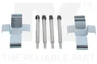Fastening elements for front brake pads 7999913