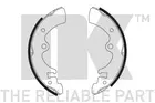 Brake pads set for rear wheels 2722341