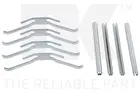 Fastening elements for front brake pads 7936975