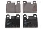 Brake pads set for rear wheels 221511