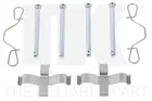 Fastening elements for front brake pads 7947923