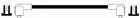 Ignition cable 38797
