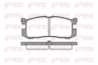 Brake pads set for rear wheels 0272.00
