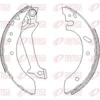 Brake pads set for rear wheels 4670.00
