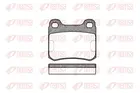Brake pads set for rear wheels 0157.00
