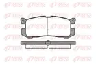 Brake pads set for rear wheels 0272.00