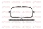 Brake pads set for rear wheels 0715.00