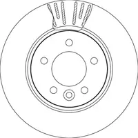 Stabdžių diskas priekinis DF4790