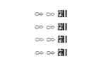 Fastening elements for front brake pads PFK213