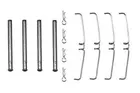 Fastening elements for front brake pads PFK104
