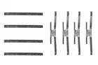 Fastening elements for front brake pads PFK223