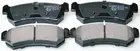 Brake pads set for rear wheels B111235