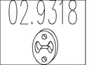 Duslintuvo pakabinimo guma 02.9318