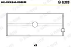 Main Bearings 02-2228 0.25mm
