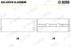 Main Bearings 02-4576 0.25mm