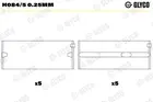 Main Bearings H084/5 0.25mm