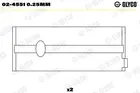 Main Bearings 02-4551 0.25mm