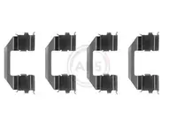 Fastening elements for front brake pads 1258Q