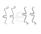 Fastening elements for front brake pads 0989Q