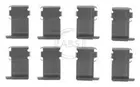 Fastening elements for front brake pads 1162Q
