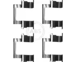 Fastening elements for front brake pads 1274Q