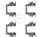 Fastening elements for front brake pads 1117Q