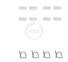 Fastening elements for front brake pads 0939Q