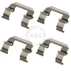 Fastening elements for front brake pads 1617Q