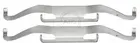 Fastening elements for front brake pads 1681Q