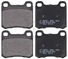 Brake pads set for rear wheels 36498/1