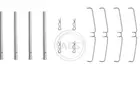 Fastening elements for front brake pads 0965Q