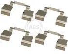 Fastening elements for front brake pads 1609Q