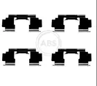 Fastening elements for front brake pads 1276Q