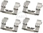 Fastening elements for front brake pads 1742Q