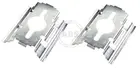 Fastening elements for front brake pads 1657Q