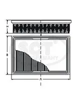 Filtras oro SB 2237