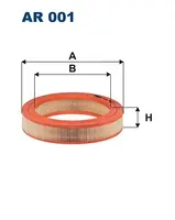 Filtras oro AR 001