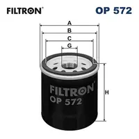 Filtras tepalo OP 572