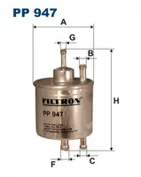 Filtras kuro PP 947