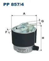 Filtras kuro PP 857/4