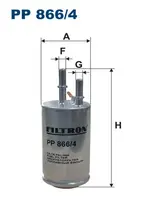 Filtras kuro PP 866/4