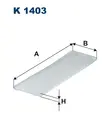 Cabin Filter K 1403