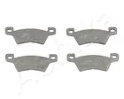 Brake pads set for rear wheels 51-00-009