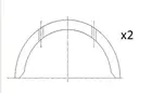 Crankshaft half-rings BT3010-STD