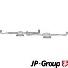 Fastening elements for front brake pads 1163651110